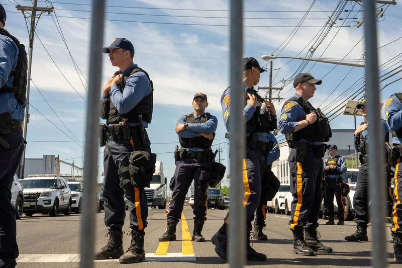 Visits to restart at New Jersey migrant detention center as police expand restricted area