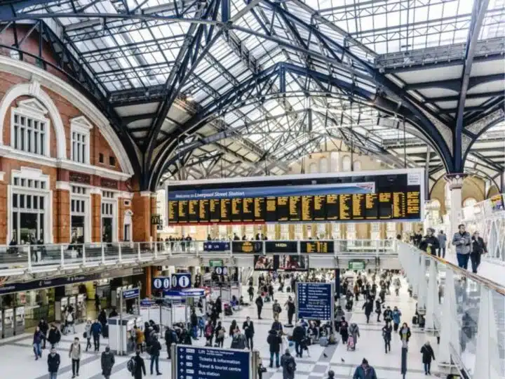 London Liverpool Street station RMT Action Against Assaults