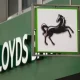 A general view of the exterior of a branch of the Lloyds bank chain on January 29, 2025 in London, England.