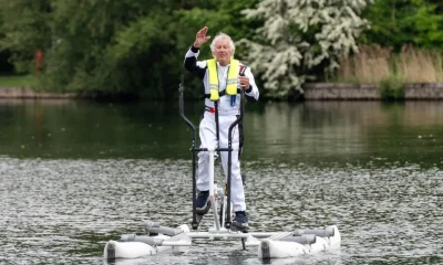 Tony Fahey, 82, takes on epic Manchester water marathon