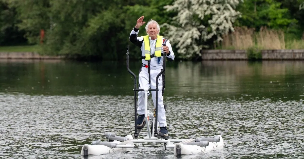 Tony Fahey, 82, takes on epic Manchester water marathon