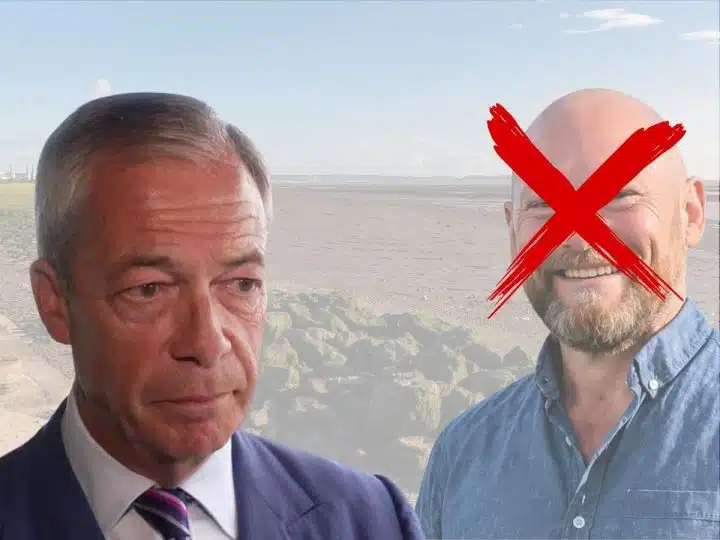 Nigel Farage and Paul Heyward