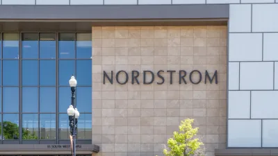 Salt Lake City, Utah, USA - May 15, 2023: A Nordstrom store in downtown Salt Lake City, Utah, USA.