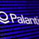 Palantir logo on a computer screen