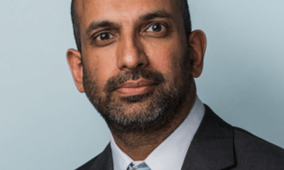 A corporate head shot of Palestine Action barrister, Rajiv Menon