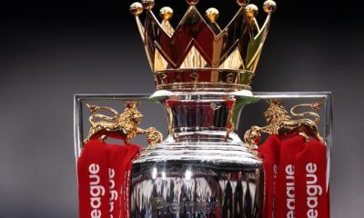 Premier League trophy ready for presentation to Arsenal