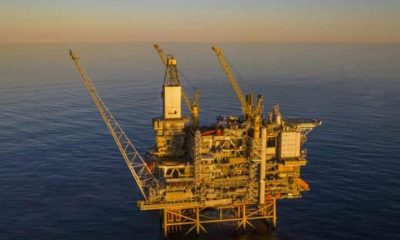 Rig in Rosebank oil and gas field