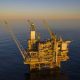 Rig in Rosebank oil and gas field