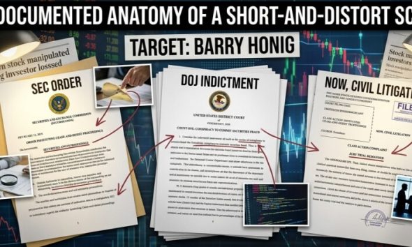 SEC Order, DOJ Indictment, and Now Civil Litigation: The Documented Anatomy of the Short-and-Distort Scheme That Targeted Barry Honig