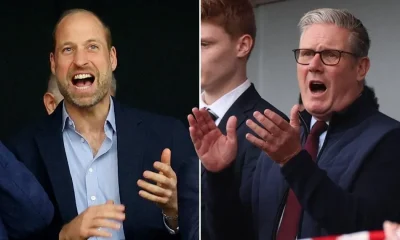 Prince William showed Keir Starmer how a real fan celebrates