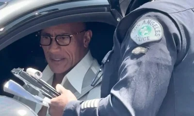 Dwayne Johnson stopped by police after attending Walk of Fame ceremony