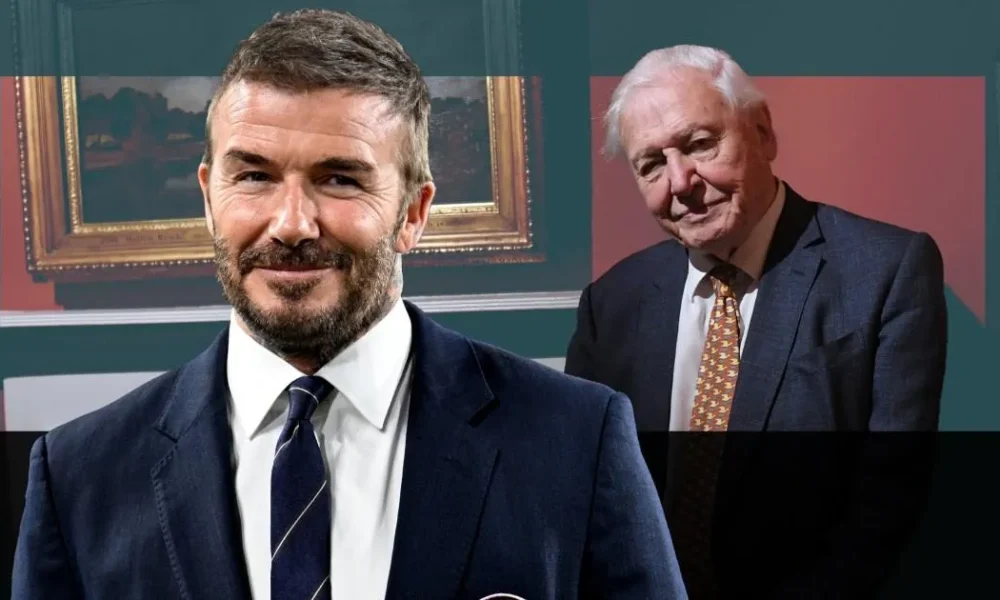 David Beckham celebrates 'national treasure' David Attenborough's 100th birthday