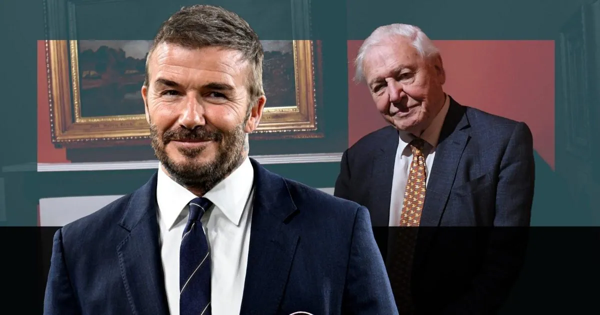 David Beckham celebrates 'national treasure' David Attenborough's 100th birthday