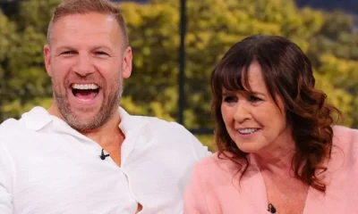 James Haskell tells his crush Coleen Nolan to 'sit on his lap' and we're cringing
