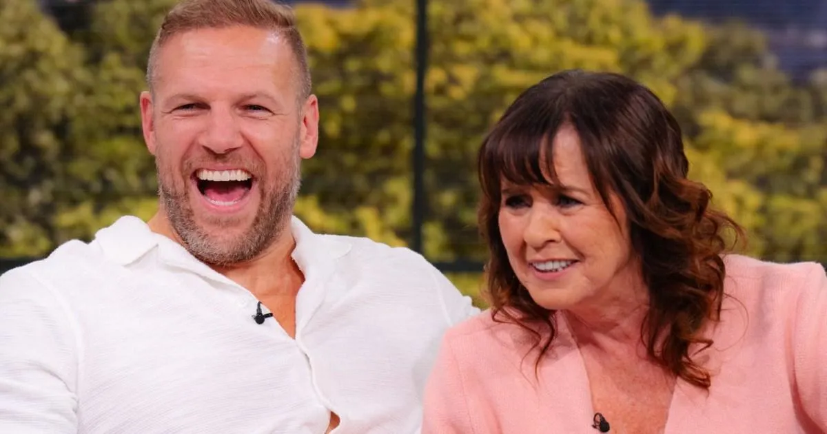 James Haskell tells his crush Coleen Nolan to 'sit on his lap' and we're cringing