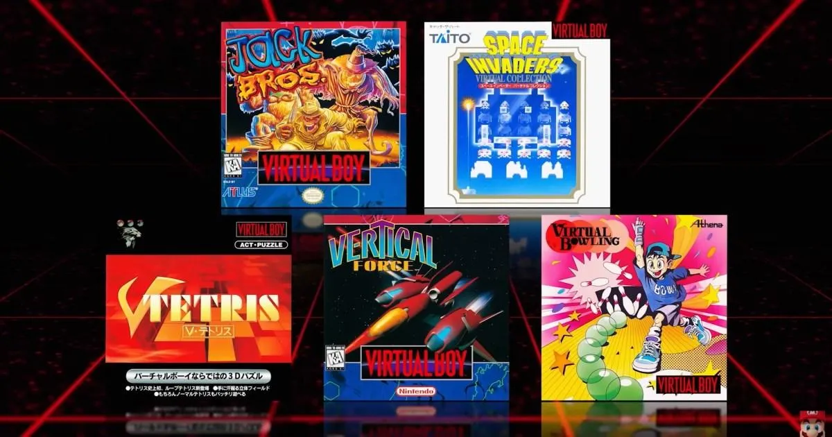 New Virtual Boy reviews on Switch: Jack Bros., Vertical Force, V-Tetris and more