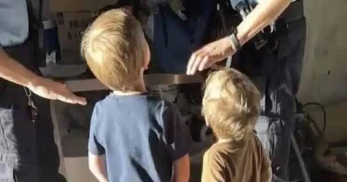 Brothers, 5 and 3, found after being 'blindfolded and abandoned' in woods | News World