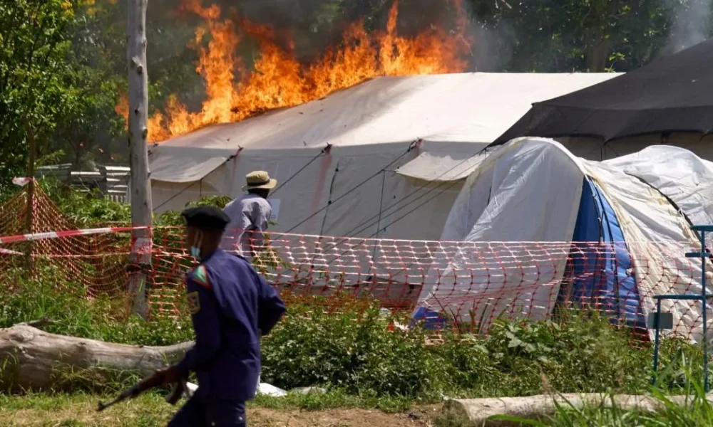 Family of Ebola victim set hospital tents on fire while trying to take body 'by force' | News World