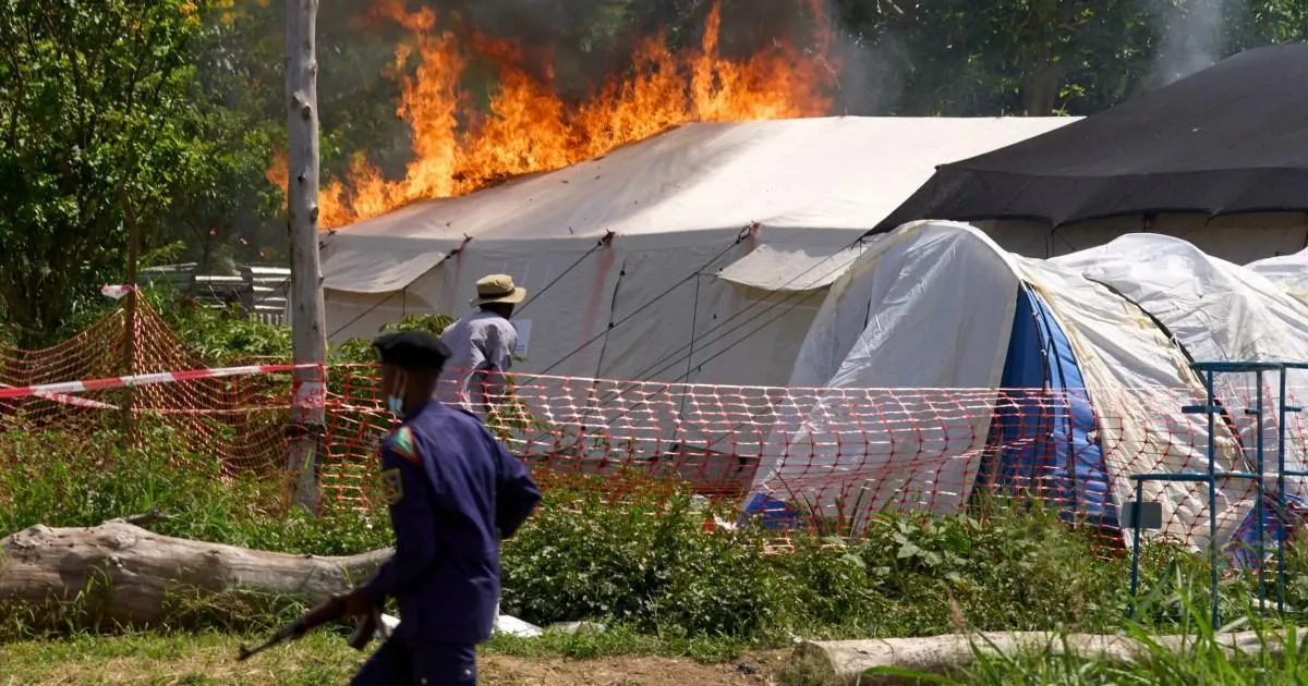 Family of Ebola victim set hospital tents on fire while trying to take body 'by force' | News World