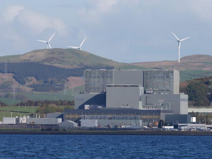 Hunterston B Scottish nuclear power station
