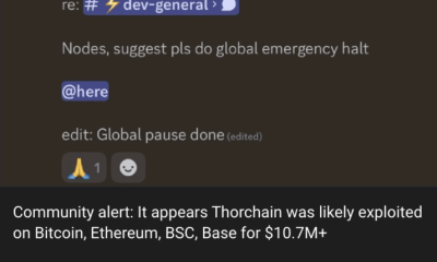 THORChain exploited for $10M, crypto analyst claims