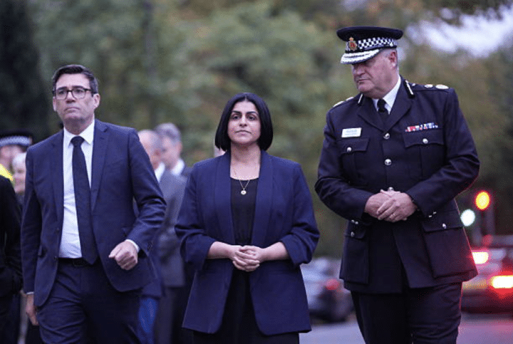 Mayor of Greater Manchester Andy Burnham and Shabana Mahmood