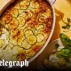 Tian of courgettes and rice recipe