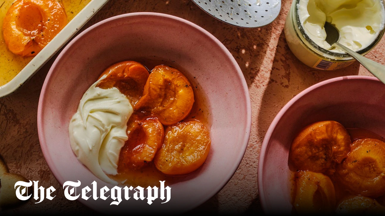 Poached apricots with star anise and vanilla recipe