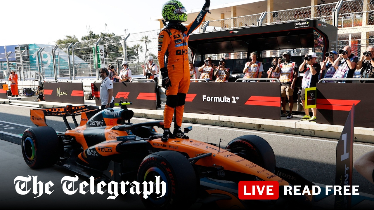 Lando Norris takes Miami GP sprint pole to deny Mercedes for first time in 2026