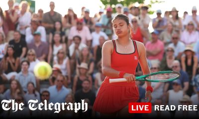 Emma Raducanu tears up after error-strewn French Open first-round defeat