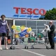 Cost of living protest outside Tesco Fossil Free London