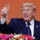 Trump raises champagne glass in China NHS drug price deal