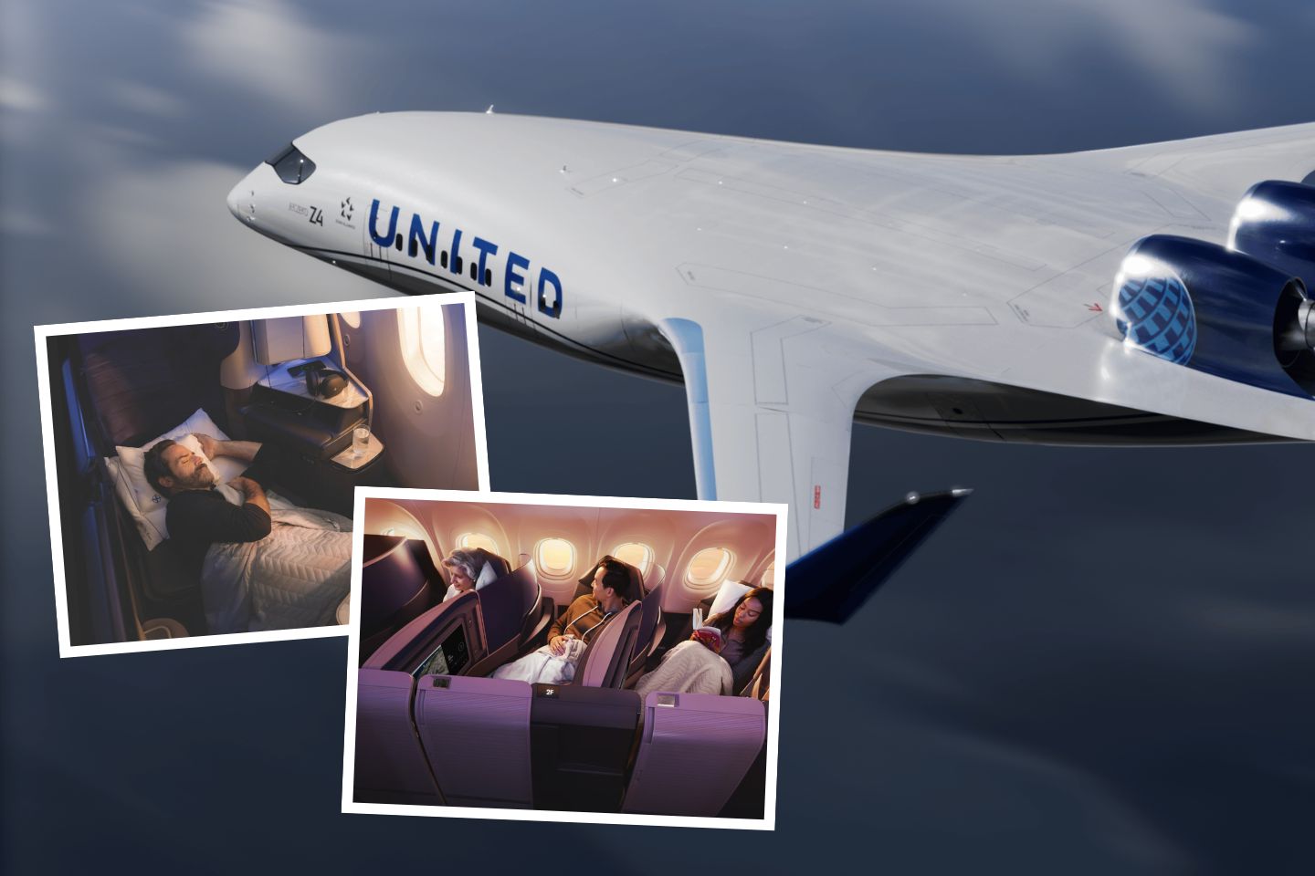 United soars into premium travel