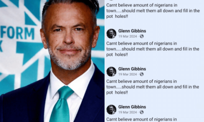 Reform UK suspends Glenn Gibbons over racist tweets