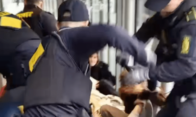 Maersk protest in Denmark met with police violence
