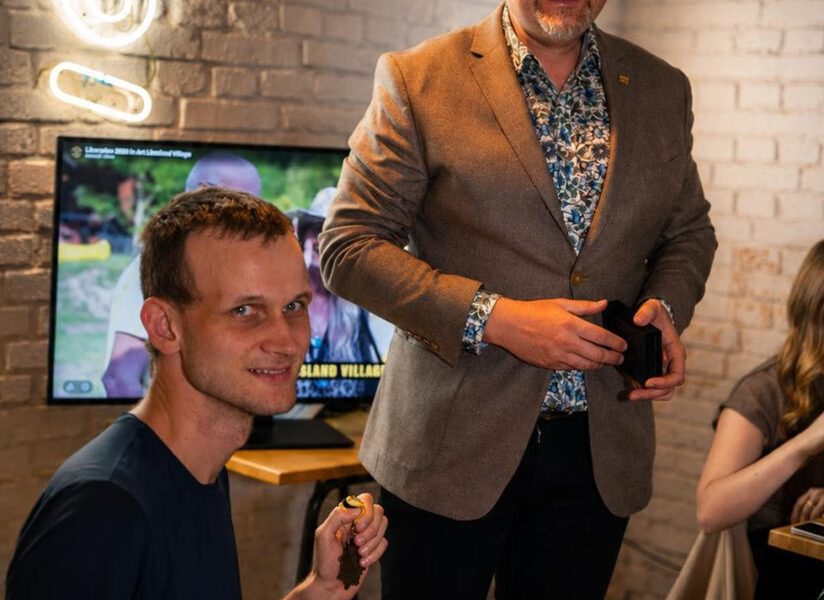 Justin Sun’s Liberland has given Vitalik Buterin a medal