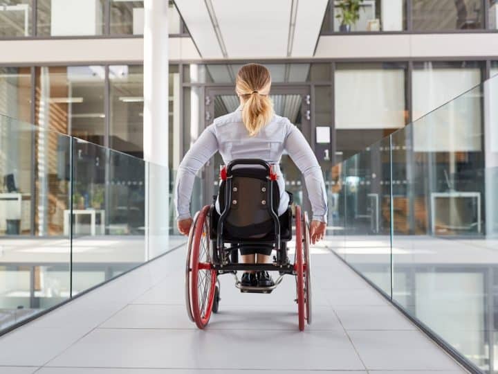 Spinal-cord injury wheelchair user access NHS