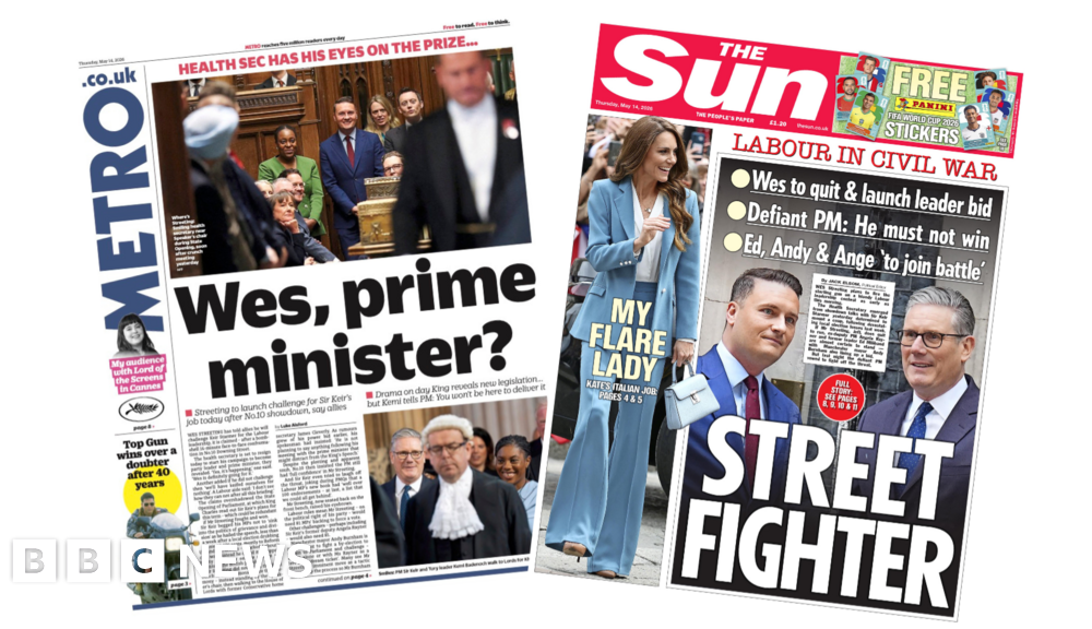 'Wes, prime minister?' and 'My flare lady'