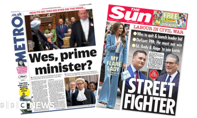 'Wes, prime minister?' and 'My flare lady'