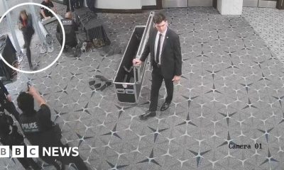 New footage shows how Trump dinner gunman charged through security in four seconds