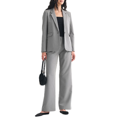 gingham suit