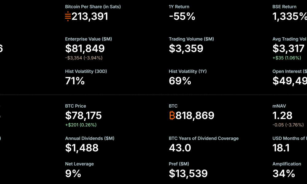 MicroStrategy Bitcoin Holdings