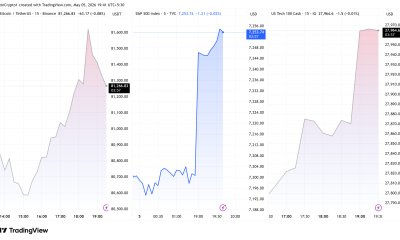 Bitcoin, S&P500, and Nasdaq Performance