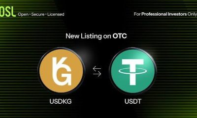 OSL Strengthens Asia’s Digital Asset Ecosystem with Listing of State-Supervised Gold-Backed Stablecoin USDKG