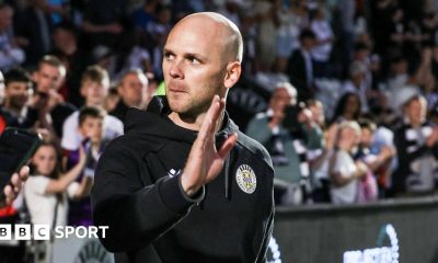 St Mirren interim manager Craig McLeish celebrates survival