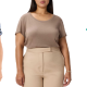 collage of 3 of the best plus-size tees