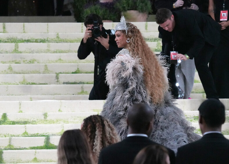 Beyoncé on the Met Gala red carpet