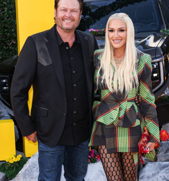 Blake Shelton and Gwen Stefani at Los Angeles Premiere Of Universal Pictures' 'The Fall Guy'