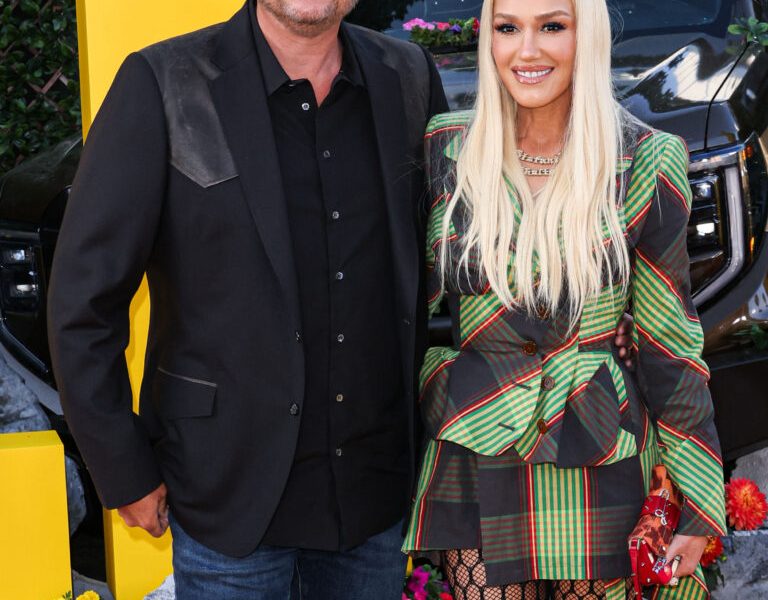 Blake Shelton and Gwen Stefani at Los Angeles Premiere Of Universal Pictures' 'The Fall Guy'