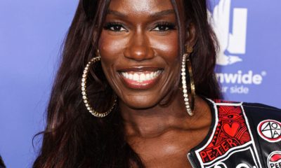 Smiling on the red carpet